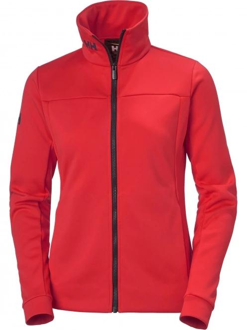 Helly Hansen W Crew Fleece Jacket női polár pulóver piros színben 6