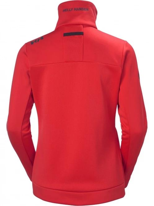 Helly Hansen W Crew Fleece Jacket női polár pulóver piros színben 7