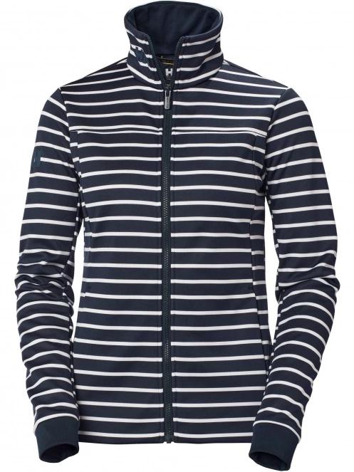 Helly Hansen W Crew Fleece Jacket női polár pulóver kék színben 7