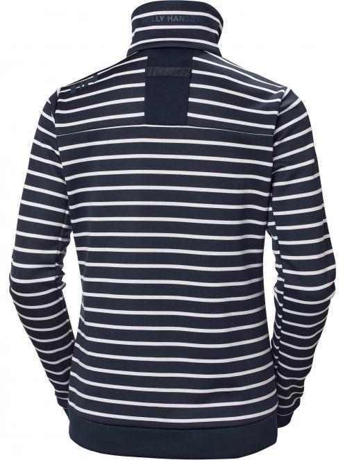 Helly Hansen W Crew Fleece Jacket női polár pulóver kék színben 8