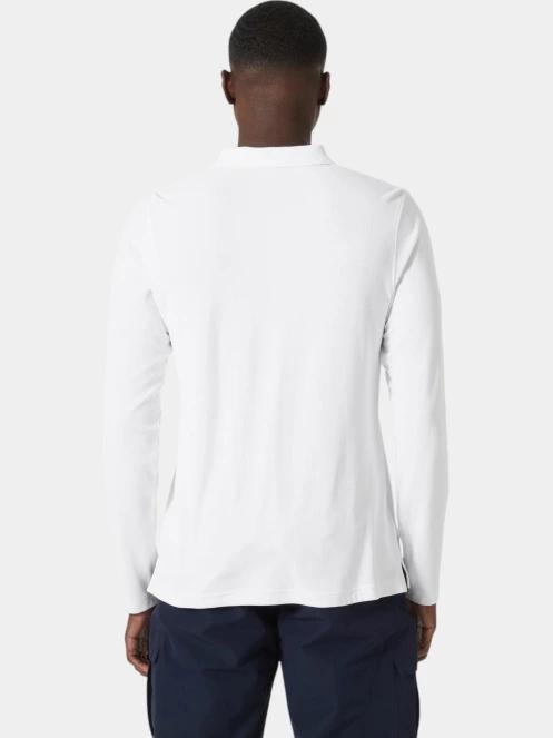 Helly Hansen Crewline Ls Polo férfi hosszú ujjú póló fehér színben 3