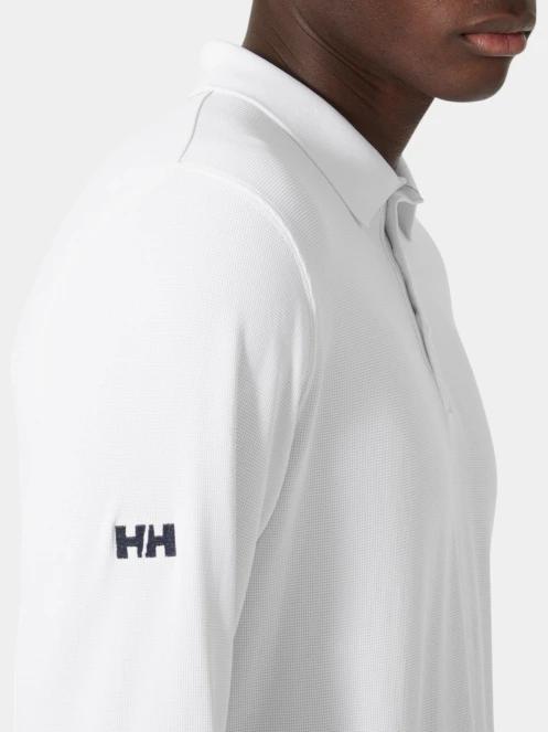 Helly Hansen Crewline Ls Polo férfi hosszú ujjú póló fehér színben 5