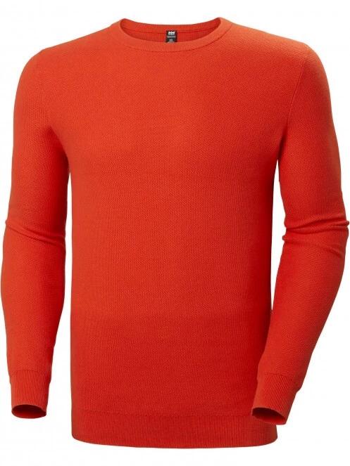 Helly Hansen Skagen Sweater férfi hosszú ujjú póló piros színben 4