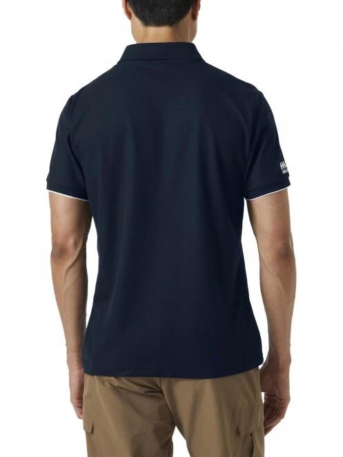 Helly Hansen Ocean Polo férfi galléros póló sötétkék színben 3
