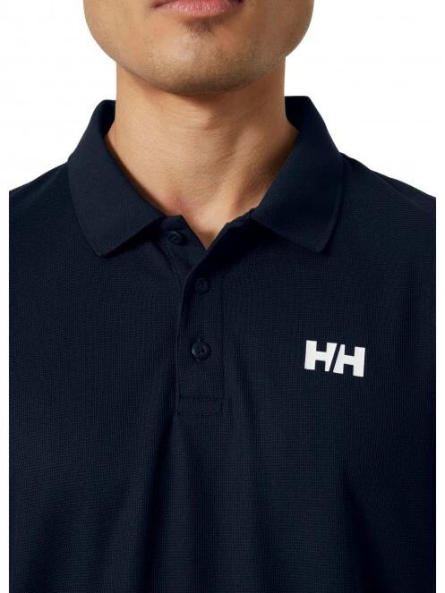 Helly Hansen Ocean Polo férfi galléros póló sötétkék színben 4