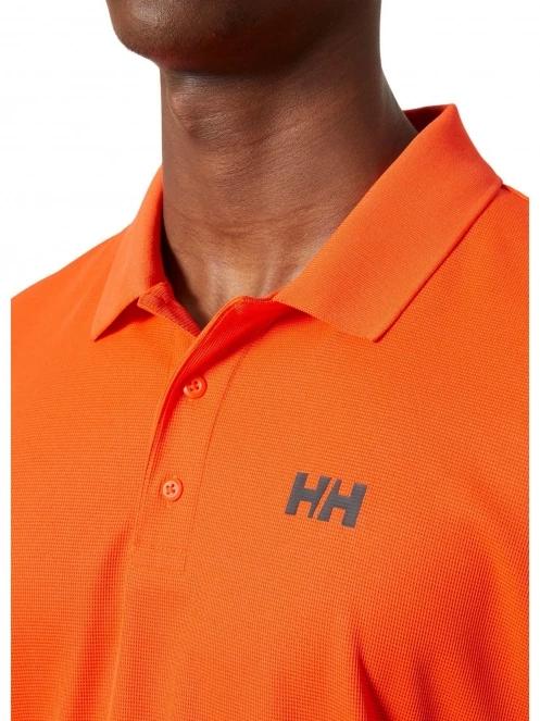 Helly Hansen Ocean Polo férfi galléros póló narancssárga színben 4