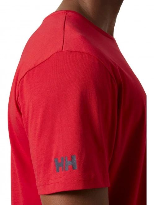 Helly Hansen Shoreline T-Shirt 2.0 férfi rövid ujjú póló piros színben 5