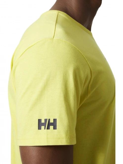 Helly Hansen Shoreline T-Shirt 2.0 férfi rövid ujjú póló sárga színben 5