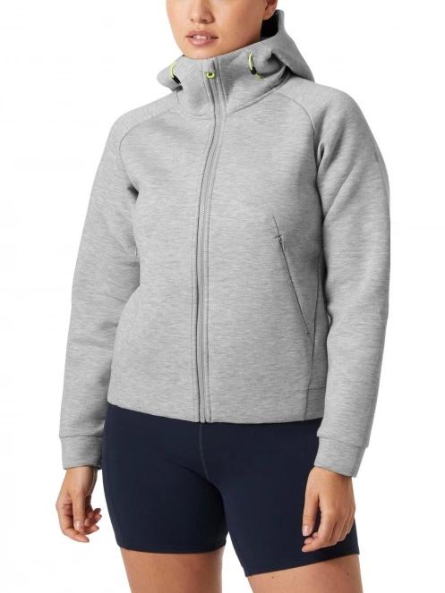 Helly Hansen W Hp Ocean Fz Jacket 2.0 női polár pulóver szürke színben 2