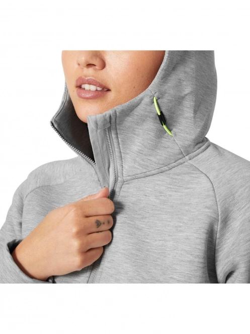 Helly Hansen W Hp Ocean Fz Jacket 2.0 női polár pulóver szürke színben 4