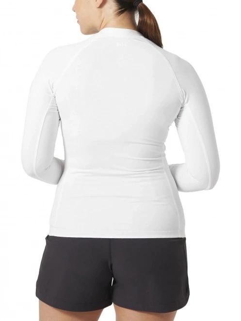 Helly Hansen W Waterwear Rashguard női hosszú ujjú lycra fehér színben 3