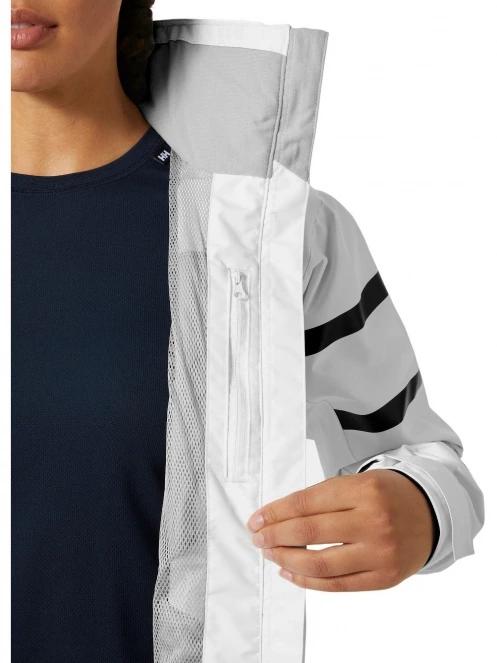 Helly Hansen W Salt Inshore Jacket női vitorlás kabát fehér színben 4