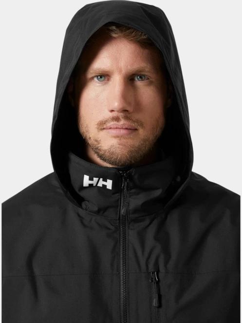 Helly Hansen Crew Hooded Midlayer Jacket 2 férfi vitorlás kabát fekete színben 4