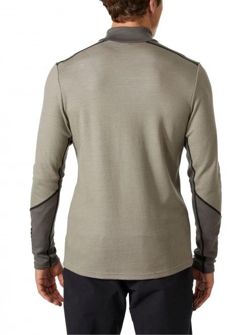 Helly Hansen Lifa Merino Midweight 1/2 Zip férfi aláöltöző felső szürke színben 3