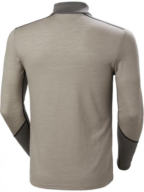 Helly Hansen Lifa Merino Midweight 1/2 Zip férfi aláöltöző felső szürke színben 7