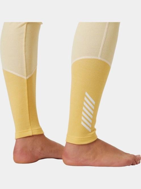 Helly Hansen W Lifa Merino Midweight Pant női aláöltöző nadrág sárga színben 5