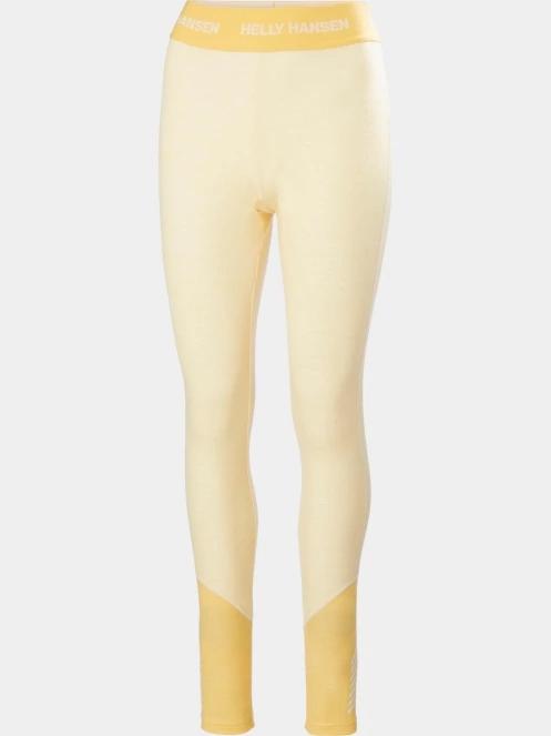 Helly Hansen W Lifa Merino Midweight Pant női aláöltöző nadrág sárga színben 6