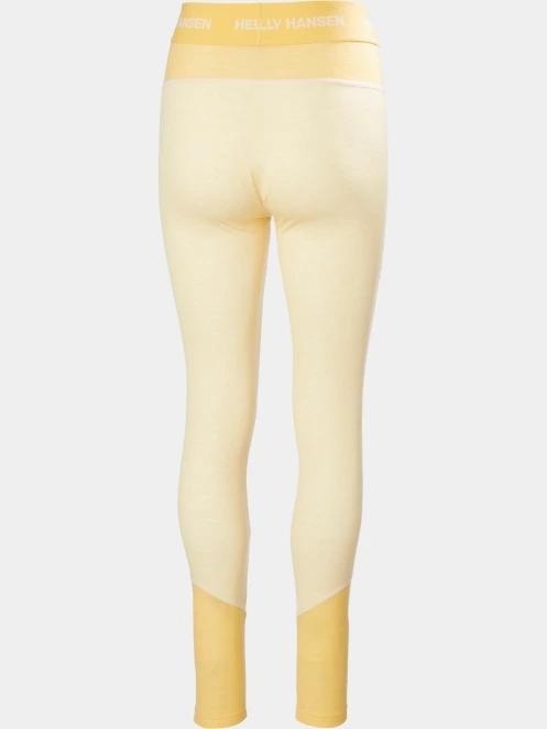Helly Hansen W Lifa Merino Midweight Pant női aláöltöző nadrág sárga színben 7