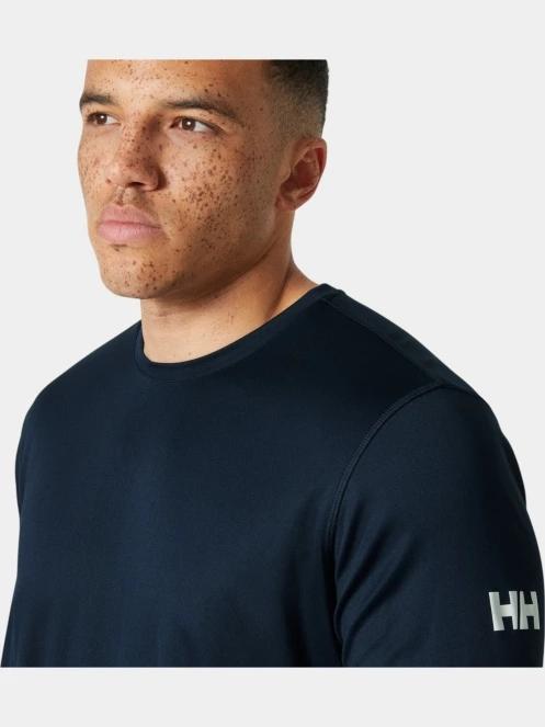 Helly Hansen Hh Tech Crew Ls 2.0 férfi hosszú ujjú sport póló sötétkék színben 4