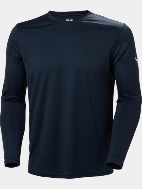 Helly Hansen Hh Tech Crew Ls 2.0 férfi hosszú ujjú sport póló sötétkék színben 5