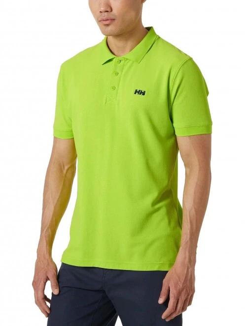 Helly Hansen Driftline Polo férfi galléros póló zöld színben 2