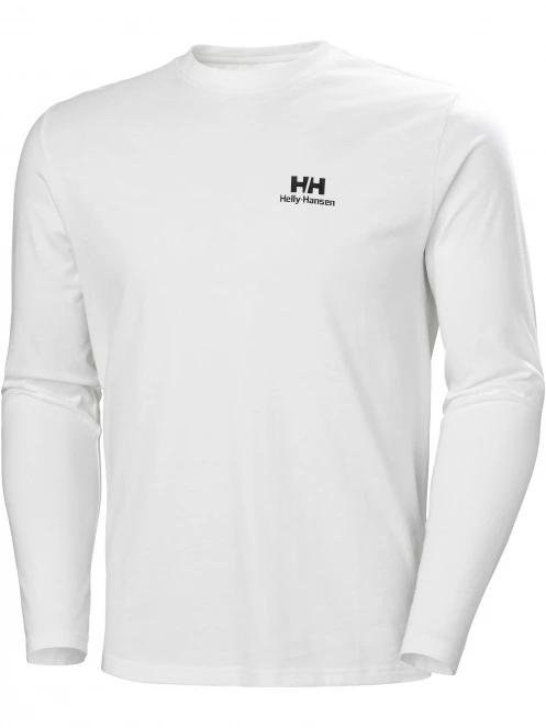 Helly Hansen Yu20 Ls T-Shirt férfi hosszú ujjú póló fehér színben 5