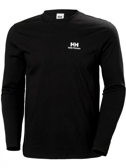 Helly Hansen Yu20 Ls T-Shirt férfi hosszú ujjú póló fekete színben 4