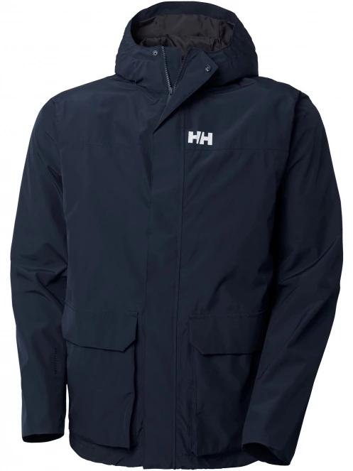 Helly Hansen T2 Utility Rain Jacket férfi esőkabát sötétkék színben 7