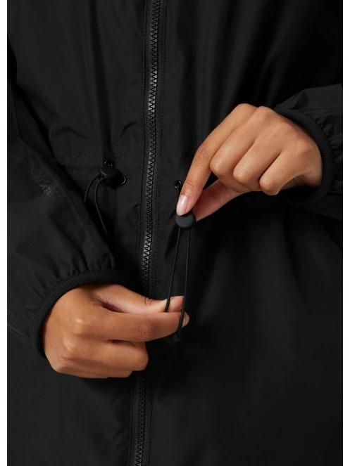 Helly Hansen W Essence Mid Rain Coat női esőkabát fekete színben 6