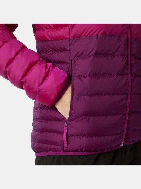 Helly Hansen W Banff Hooded Insulator női steppelt túrakabát magenta színben 5