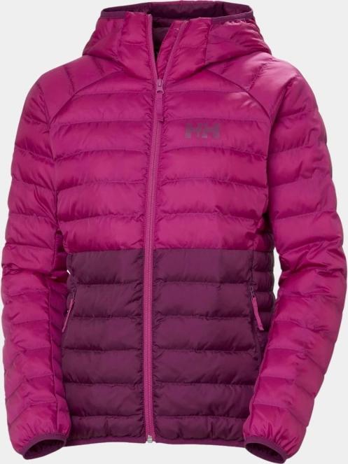 Helly Hansen W Banff Hooded Insulator női steppelt túrakabát magenta színben 7