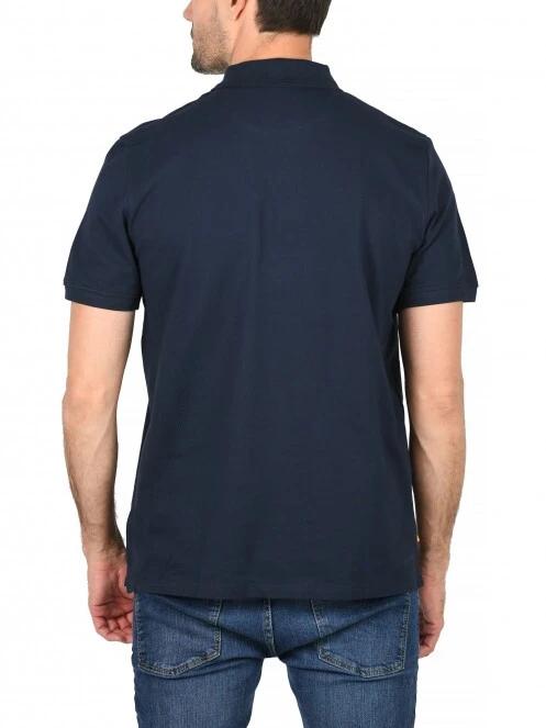 Timberland Basic Polo férfi galléros póló sötétkék színben 4