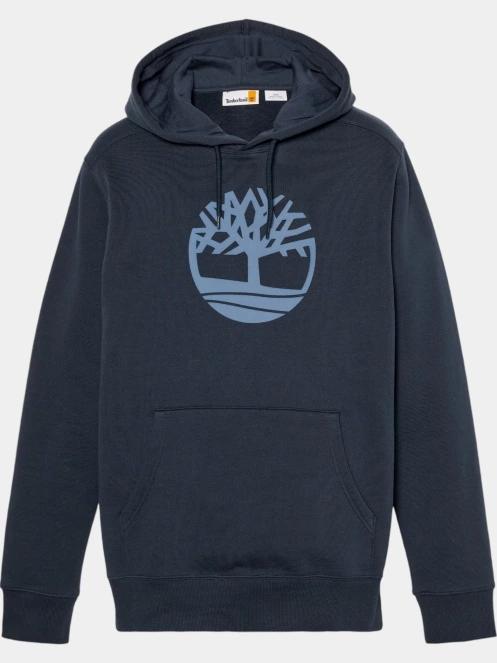 Timberland Tree Logo Hoodie férfi kapucnis pulóver sötétkék színben 6