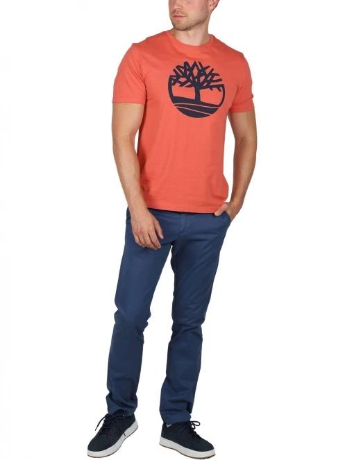 Timberland Stretch Twill Chino Pant férfi chino nadrág kék színben 5