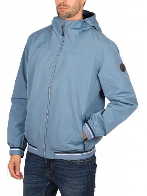 Timberland Hooded Bomber Jacket férfi széldzseki kék színben 2