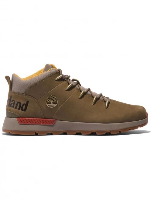 Timberland Sprint Trekker Mid férfi bakancs oliva színben 2