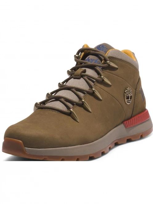 Timberland Sprint Trekker Mid férfi bakancs oliva színben 5