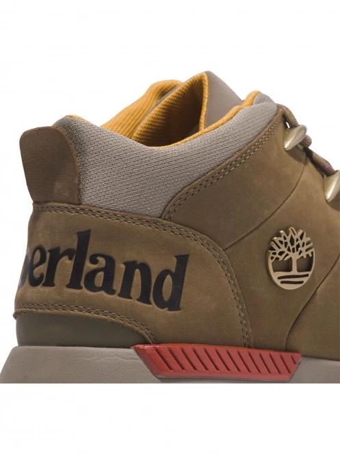 Timberland Sprint Trekker Mid férfi bakancs oliva színben 6