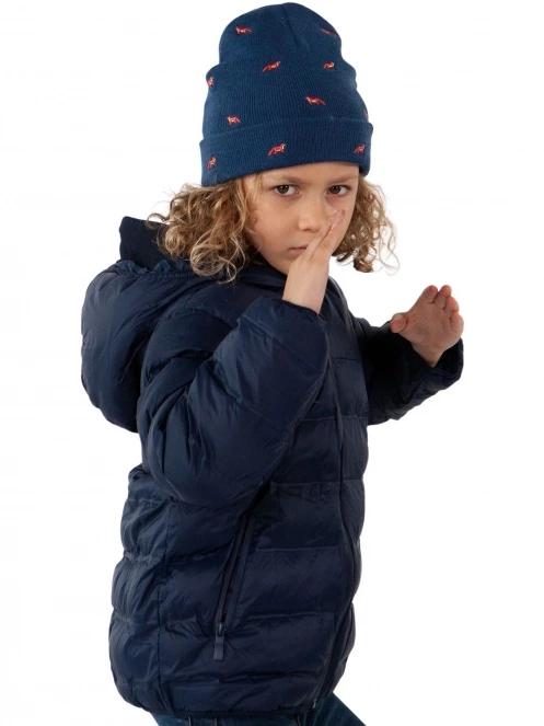 Barts Vinson Beanie Kids sapka kék színben 2