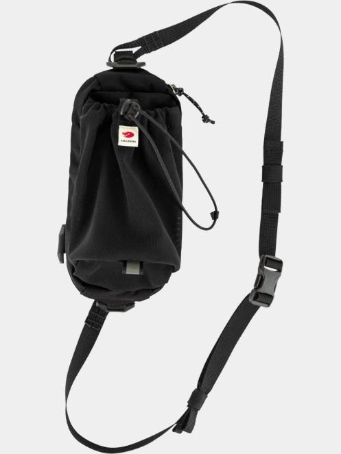 Fjallraven Abisko Bottle Pocket palacktartó táska fekete színben 2
