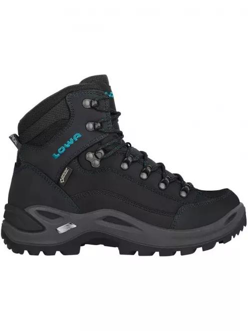 Lowa Renegade Gtx Mid W női vízhatlan túrabakancs fekete színben 2