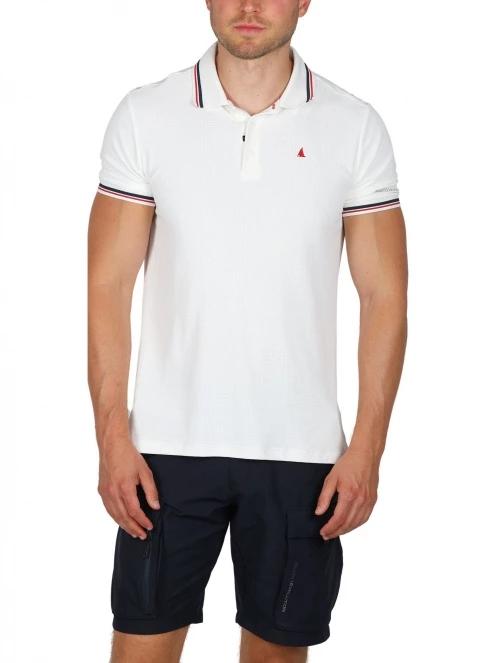 Musto Evo Pro Lite Ss Polo férfi galléros póló fehér színben 2