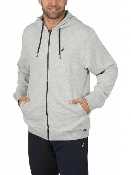 Nautica Helder FZ Hoody férfi kapucnis pulóver szürke színben 2