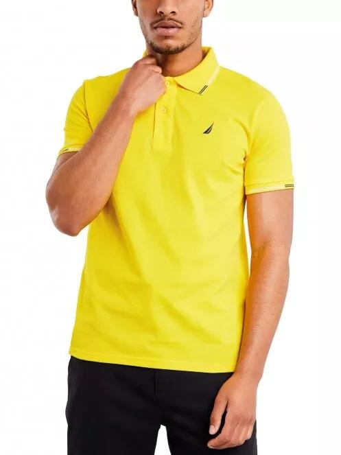 Nautica Locke Polo Shirt férfi galléros póló sárga színben 2