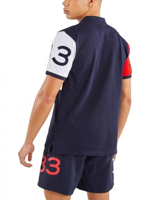 Nautica Seb Polo Shirt férfi rövid ujjú póló sötétkék színben 3