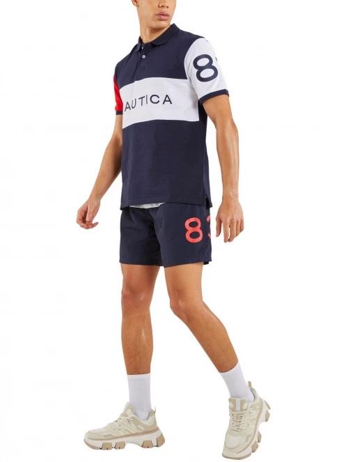 Nautica Seb Polo Shirt férfi rövid ujjú póló sötétkék színben 4