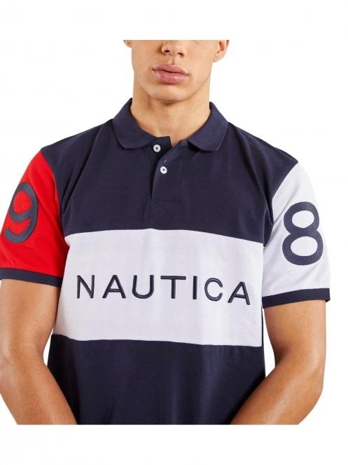 Nautica Seb Polo Shirt férfi rövid ujjú póló sötétkék színben 5