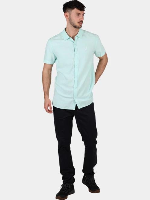 Nautica Andre SS Shirt férfi rövid ujjú ing zöld színben 6