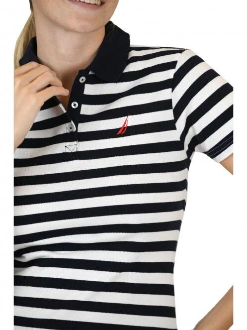 Nautica Ella Polo Shirt női galléros póló sötétkék színben 6