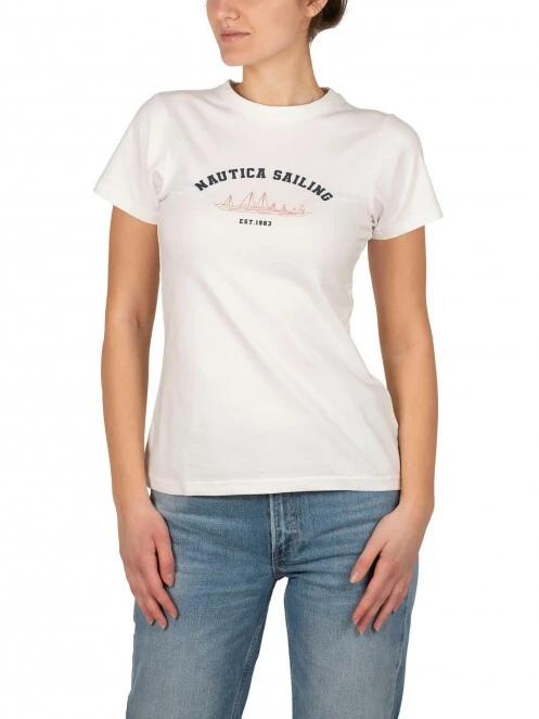 Nautica Mirais T-Shirt női rövid ujjú póló fehér színben 2